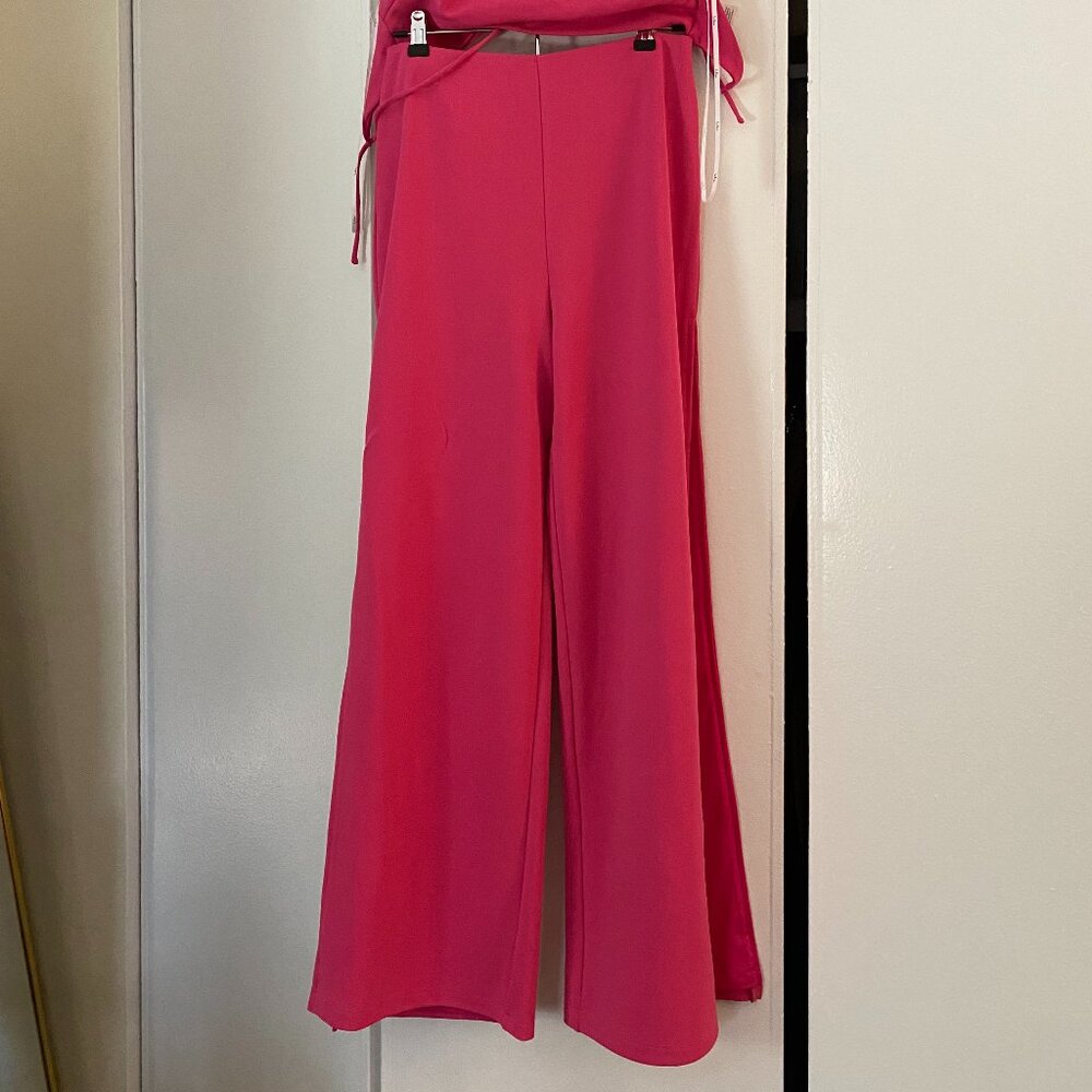 Lulu's Two Piece Jumpsuit, Pink, Size S - Picture 6 of 8